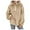 C-Beige68, variant on Hoodies For Women Sweatshirt Quarter Zip Fuffy Long Sleeve Pullover Winter Double-Sided Plush Soft Tops