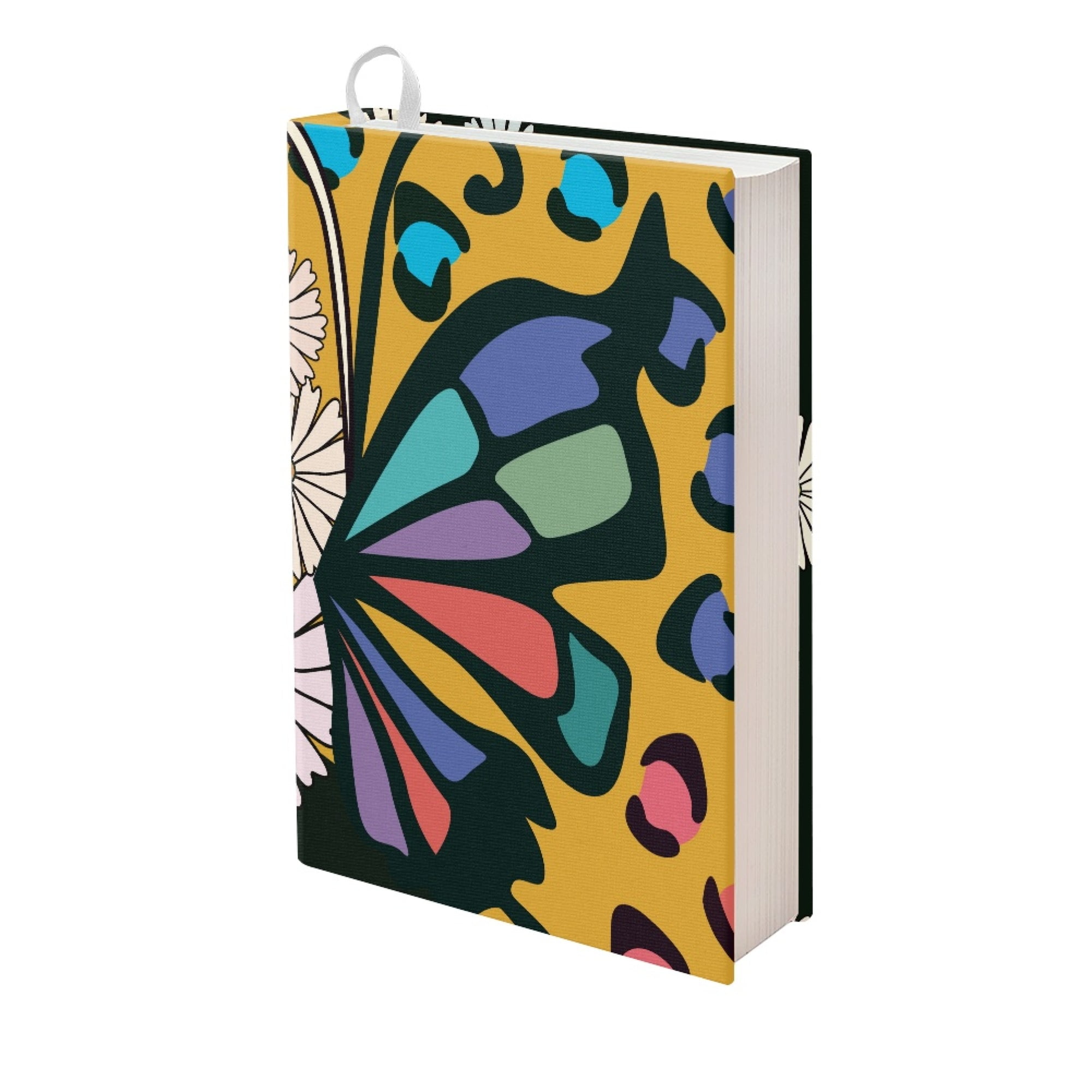 Bivenant Store Butterfly Stretchable Book Covers Washable Reusable Protective Book Covers Fit