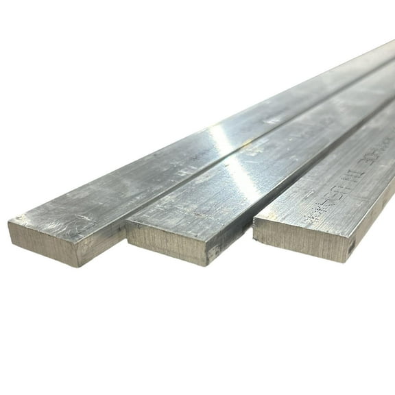 3/8" x 1-1/4" x 72" (3 Pack), 6061-T6511 Aluminum Flat Bar
