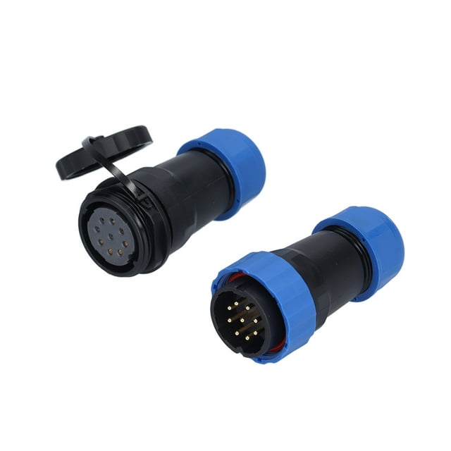 Garosa Waterproof Aviation Cable Connector Socket, Waterproof Aviation Connector Solid Pin Stable Connection For Electronic Equipment