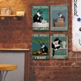 thumbnail image 3 of Placa Metal Vintage Gato Pintura Hierro Rectangular Bar para El Art20x30cm 8 Uds., 3 of 9