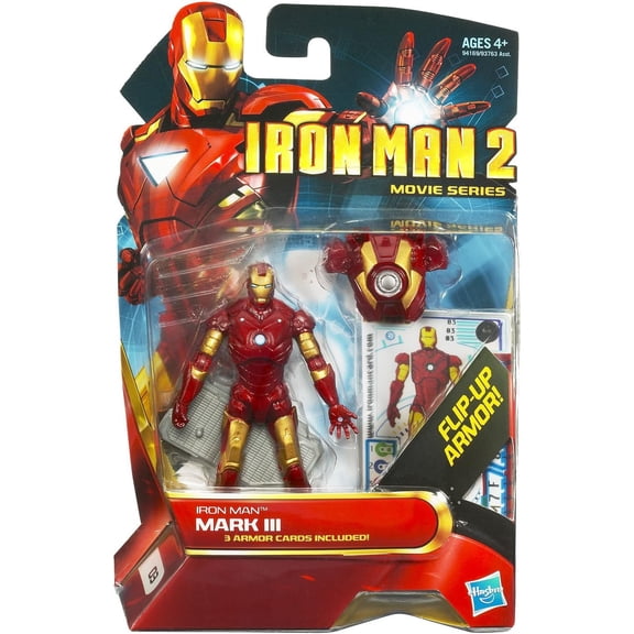 Hasbro Iron Man Mark III Action Figure, 3.75" Kids Toy, Advanced Armor, Super Strength