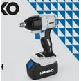 NINOUKO 1/2 Inch Cordless Impact Wrench | 1000N.m (740 Ft-lbs) Brushless, With 2x 4.0Ah Batteries & Charger