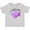 AC-Heather Grey, variant on Inktastic Cutest Catch Cute Purple Fish Boys or Girls Baby T-Shirt
