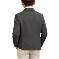 thumbnail image 5 of SELONE Suit Jacket for Boys Wedding Performance Wear Lapel Collar Back to School Uniform Big Kids Preppy Classic Blazer, 5 of 8