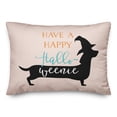 thumbnail image 2 of Creative Products Happy Halloweenie 20 x 14 Spun Poly Pillow, 2 of 3