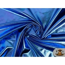 Spandex Metallic ROYAL BLUE Fabric / 60" Wide / Sold by the Yard