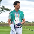 thumbnail image 3 of Fotbe Happy easter Camiseta Polo de Golf para Hombre con Estampado – Camisa Deportiva Transpirable con Cuello Abotonado-Small, 3 of 6