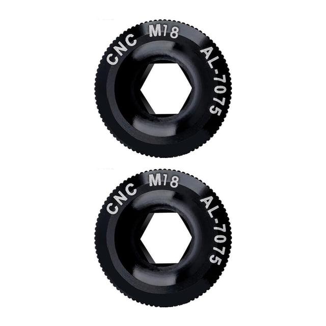 Soidarity Paquete de 2 tornillos de manivela portátil M18 extraíble reemplazo de piezas de perno de bicicleta de montaña accesorios de repuesto para Type3 NO3 Soidarity OD022262-01