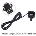 thumbnail image 4 of Acelerador de pulgar de 3 cables instalación sencilla Cable de acelerador Go Kart Cable de acelerador motocicleta Scooter para bicicleta eléctrica ANGGREK Otros, 4 of 7