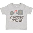 thumbnail image 3 of Inktastic My Godfather Loves Me Godson Boys or Girls Toddler T-Shirt, 3 of 5