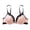 Pink, variant on Lace Trim Underwire Push Up Bra For Enhanced Support And Day Comfort, 70B, White