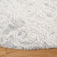 thumbnail image 3 of Safavieh Metro Elmer Medallion Area Rug, Light Gray/Ivory, 6' x 6' Round, 3 of 10