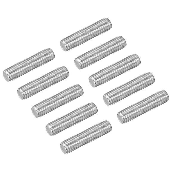15Pcs M5-0.8x20mm Fully Threaded Rods, 304 Stainless Steel Thread Bar Studs