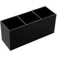 thumbnail image 4 of Organizador de maquillaje de 3 ranuras, soporte para brochas cosméticas, soporte para lápiz labial, 4 of 8