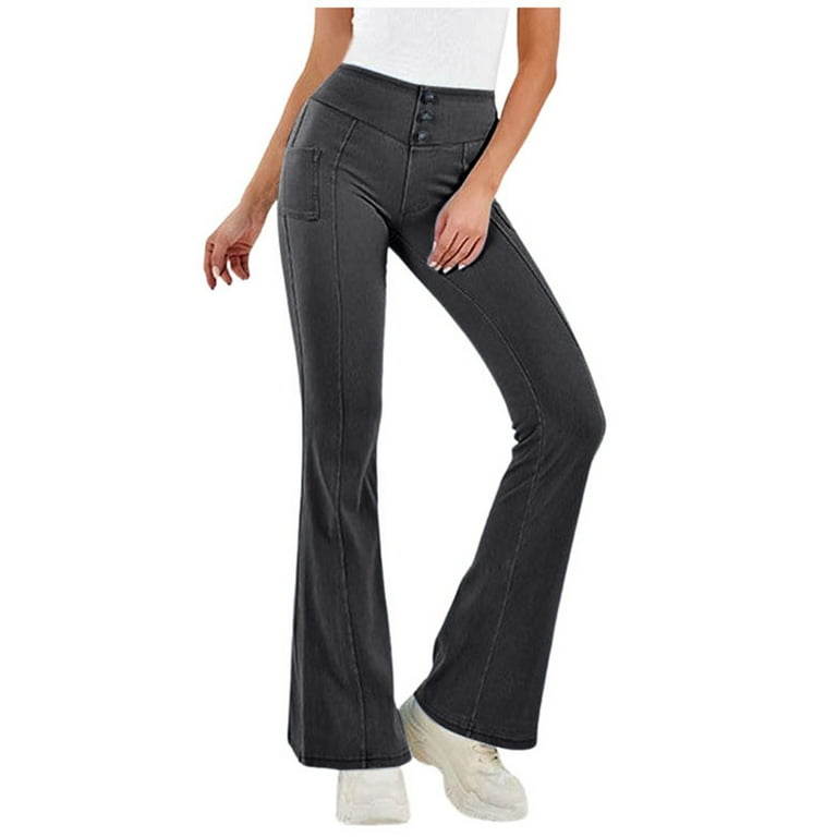 Off Duty Flare Pants Denim Bootcut Yoga Pants ZHOGXU Women's Jeans