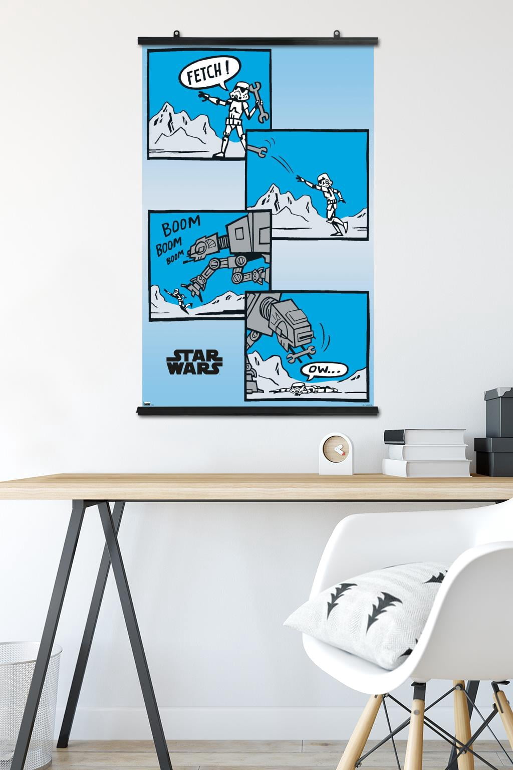 Star Wars: The Empire Strikes Back - Comic Panels Wall Poster, 22.375" x 34"