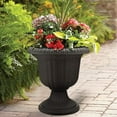 thumbnail image 2 of Southern Patio 19" Round Outdoor Utopian Urn for Large Sized Plants, Black, 2 of 5