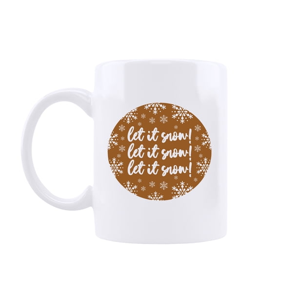 Christmas Gifts Coffee Mug, Let it Snow Mug, Funny Coffee Cup for Women, Men, Families, Friends