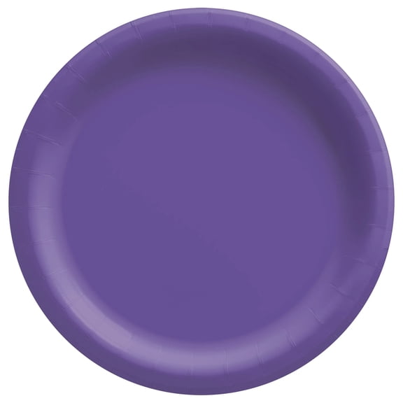 Dessert Plates Purple 6.75" Round (Set of 20)