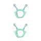 thumbnail image 4 of Diadema de felpa Sonducket Ojos de caracol verde claro 2Conjunto, 4 of 6