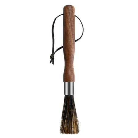 

Cleaning Brush for Coffee Grinder Natural Bristles Black Walnut Espresso Brush Accessories for Barista Home Kitchen Bean Grain Coffee Tool