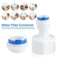 thumbnail image 3 of Water Filter Fitting Connector,6pcs 1/4 Tube OD to 1/2 Female Push in Quick Connector for Water Filter Reverse Osmosis, 3 of 9