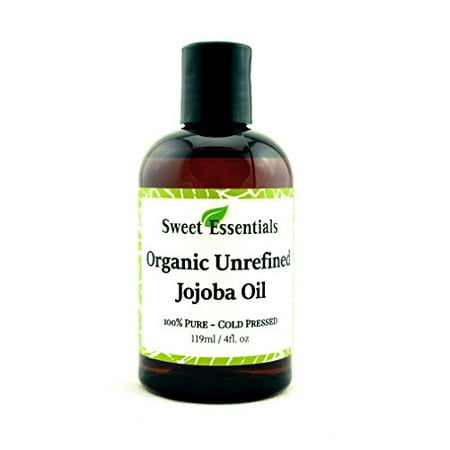 Premium Organic Unrefined Jojoba Oil | 4oz | Imported From Argentina | 100% Pure | Cold Pressed | For Hair, Skin & Nails | Best Natural Moisturizer | Hexane (Best After Shower Oil)