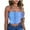 Light Blue, variant on Diufon Strapless Tube Top for Women Printed Bustier Wrap Crop Tops Backless Off Shoulderf Bandeau Corset Top