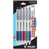 Pilot EasyTouch Medium Point Retractable, Assorted Colors, 5-Pack