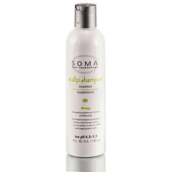 8 oz , Soma Scalp Therapy Shampoo Hair Scalp, Pack of 1 w/ SLEEK Teasing Comb