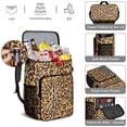 thumbnail image 5 of Travel Cooler Bag - Yellow and Brown Of Leopard Print Camping Beer Cooler Backpack with Bottle Opener- Waterproof Insulated Picnic Backpacks - Cooler Bag for Beach, 5 of 6