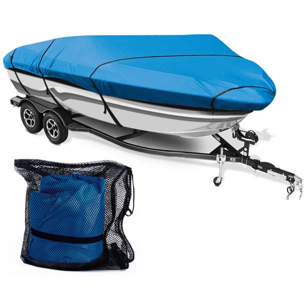 Leader Accessories 600D Trailerable Vhull Trihull Boat Cover 22'24'L