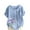 Light Blue-03, variant on Perfectbot Women Blouses Cotton Linen Loose Summer Casual Floral Print Short Sleeve T-Shirts,S-5XL