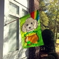 thumbnail image 2 of Caroline's Treasures BB2002CHF Buff Poodle St. Patrick's Day Flag Canvas House Size , Large, multicolor, 2 of 4