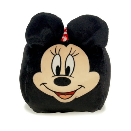 Disney’s Minnie Mouse, “Minnie” 4”x 4”x 4” 3D Ultra Stretch Mini Cloud Cube Travel Pillow
