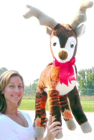 large stuffed deer