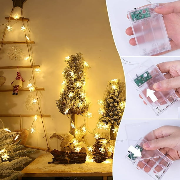 Aligament LED light Christmas Lights Snowflake String Lights Led