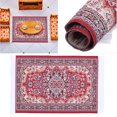 thumbnail image 2 of Miniature Carpet, Dollhouse Rug Lifelike Appearance With Excellent Workmanship For Kids' Gift For Dollhouse #2, 2 of 8