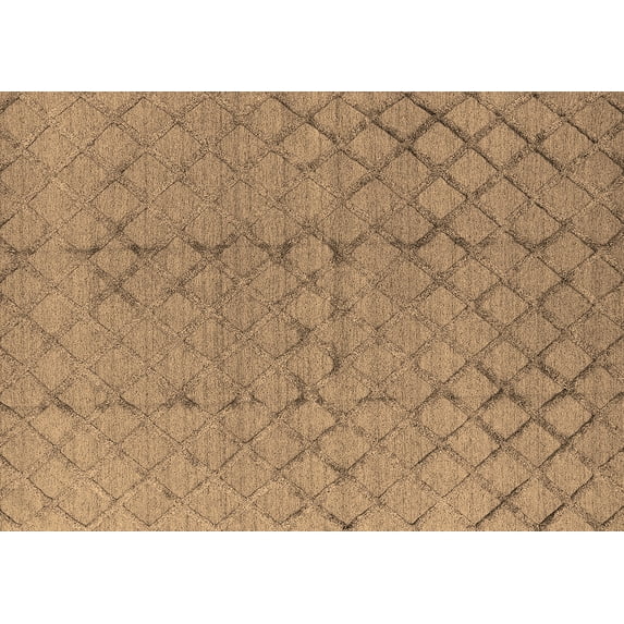 Ahgly Company Indoor Rectangle Oriental Brown Industrial Area Rugs, 2' x 4'