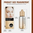 thumbnail image 6 of Concealer Liquid High Coverage Long Lasting Makeup Foundation Hydrating Moisturizing Repair Dark Circles Blemish Cover Waterproof Natural Finish, 6 of 6