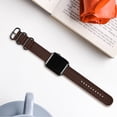 thumbnail image 6 of WFEAGL Apple Watch Band Genuine Leather iWatch Replacement Strap 38mm 40mm Coffee/Black, 6 of 9