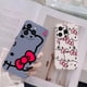 thumbnail image 4 of Bonita funda de teléfono de Hello Kitty K Line Cat para Apple iPhone 14 13 12 11 Pro XS Max Mini X XR SE 7 8 6 15 Plus, funda líquida de color, 4 of 5
