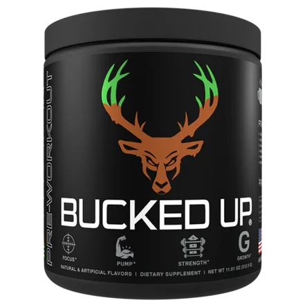 Bucked Up Pre-Entrenamiento Sabor Caramel Apple