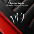 thumbnail image 6 of For 2000-2024 Kia Forte Soul Optima Seltos Car 5 Seat Covers Front Rear Full Set Luxury PU Leather Cushion Protector Waterproof Black&Red, 6 of 13