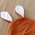 thumbnail image 6 of Baby Boy Girl Easter Day Clothes Set Rabbit Prints Short Sleeve Romper Bodysuit Bunny Pants Headband/Hat 3PCS Set Easter Outfit for Boys Girls 3-6 Months, 6 of 8