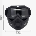 thumbnail image 2 of RuiJiao Liquidation Masque Facial Unisexe Lavable et Réutilisable, Coupe-Vent et Chaud, 2 of 4