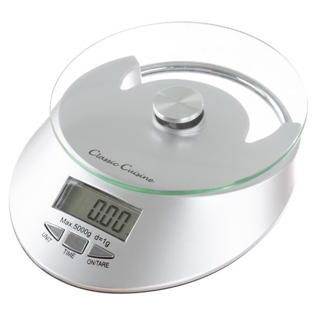Kitchen Scale 11LB. or 5000g Capacity by Classic Cuisine Walmart