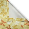 thumbnail image 3 of Ambesonne Yellow White Kitchen Curtains, Swirled Butterfly, 55"x45", Earth Yellow Orange, 3 of 3