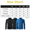 thumbnail image 5 of Geeksport Men's 3 Button Quick Dry Long Sleeve Performance Polo Shirts, 5 of 6